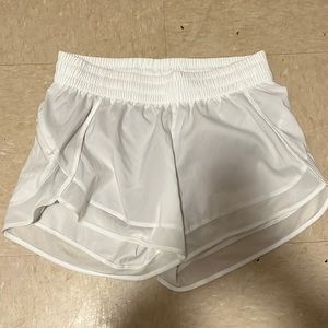 White athleta shorts